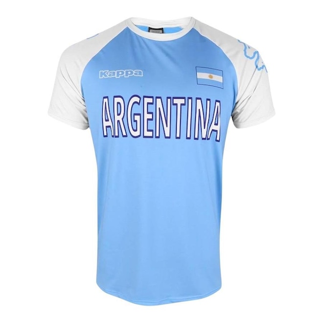 Camisa Masculina Argentina Kappa Sport - Foto 1