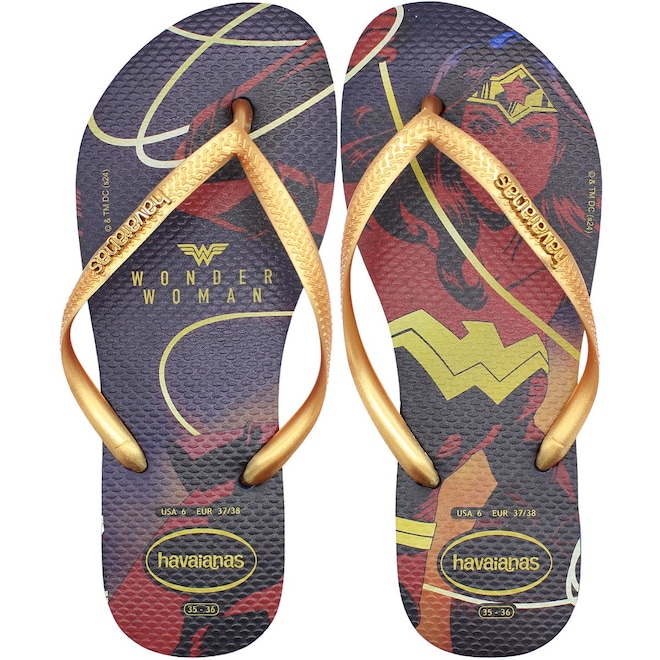 Chinelo De Dedo Havaianas Slim - Feminino - Foto 1