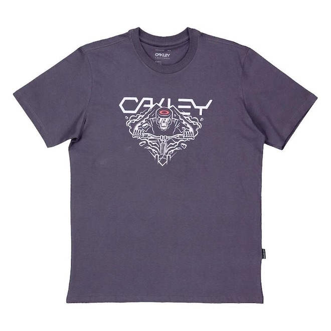 Camiseta Oakley Ellipse Skull Tee - Masculina - Foto 1