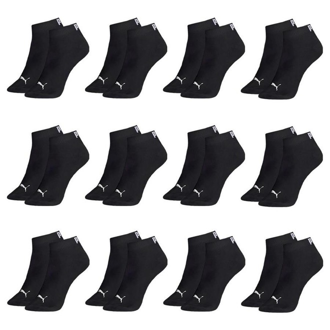 Meia Puma Sapatilha Esportiva - 12 Pares - Masculina - Foto 1