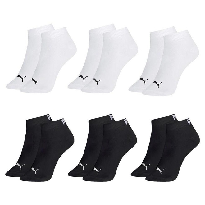 Kit Meia Puma Sapatilha Esportiva - 6 Pares - Masculina - Foto 1