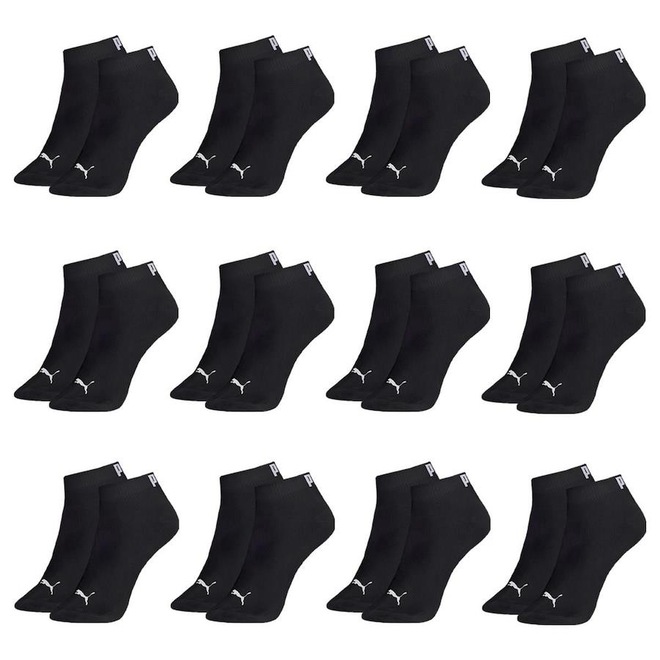 Meia Sapatilha Puma Esportiva - 12 Pares - Feminina - Foto 1