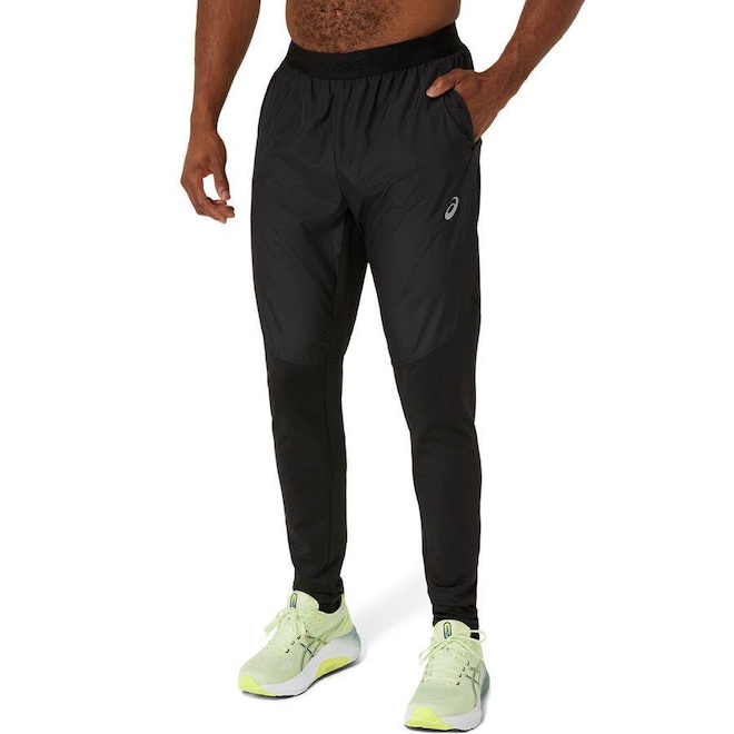 Calça Asics Repelente - Masculina - Foto 1