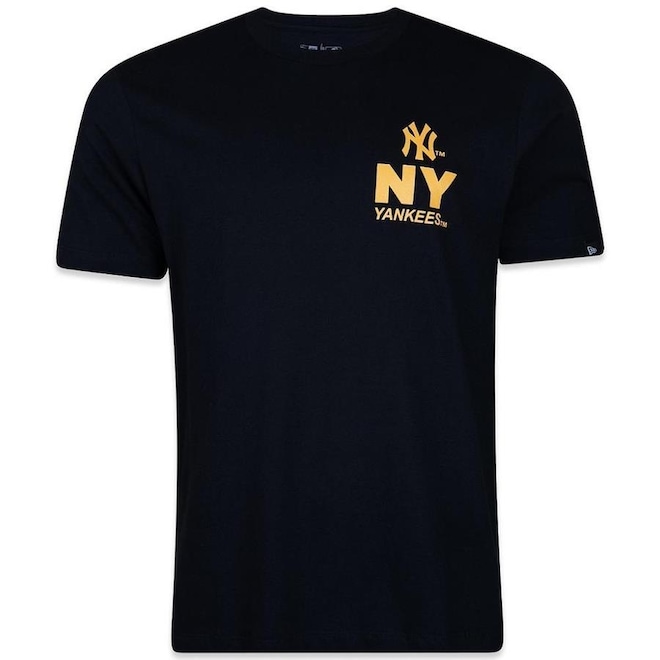 Camiseta New Era New York Yankees Core Essentials Style - Masculina - Foto 1