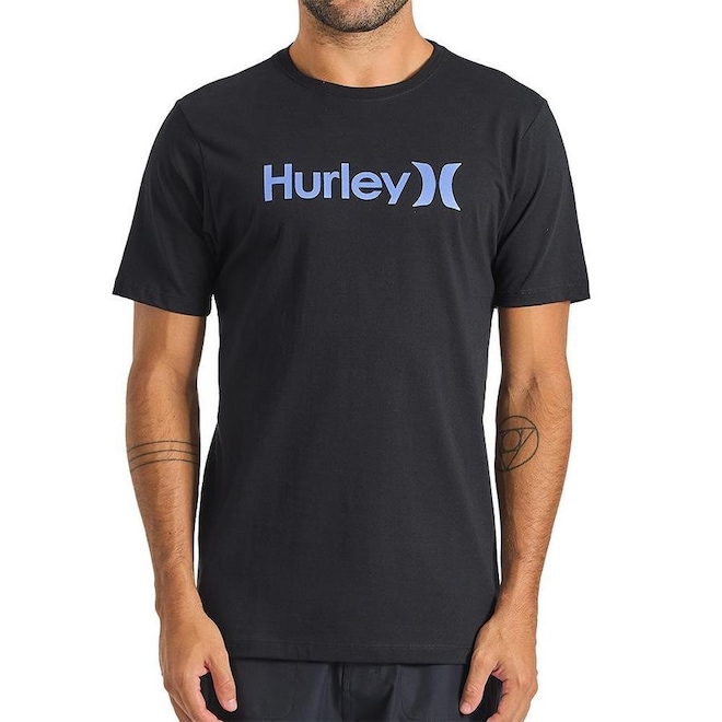 Camiseta Hurley O&O Solid - Masculina - Foto 1