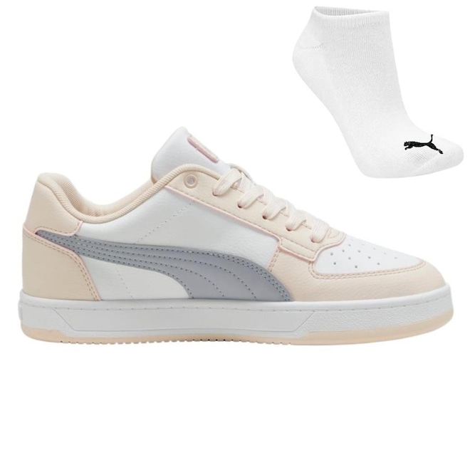 Tênis Puma Caven 2.0 Wns Bdp + Meia - Feminino - Foto 1