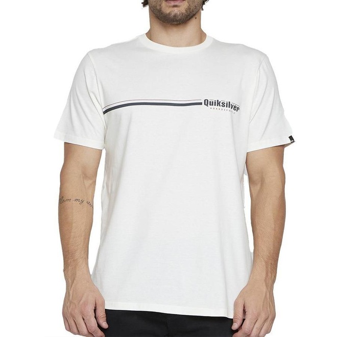 Camiseta Quiksilver Speed Stripe - Masculina - Foto 1