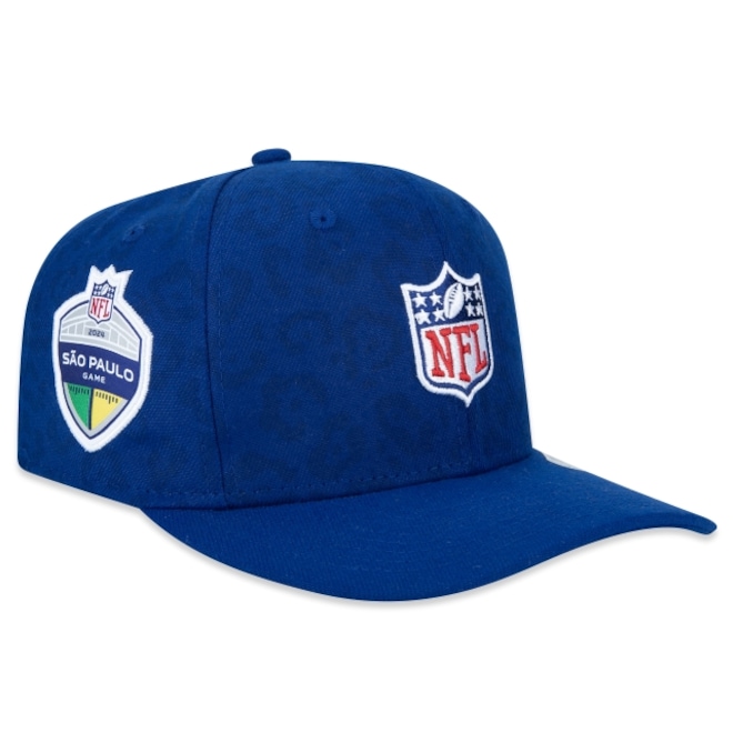 Boné New Era 9Fifty Stretch Snap Onça Pintada Nfl 2024 Sao Paulo Game - Masculino - Foto 1