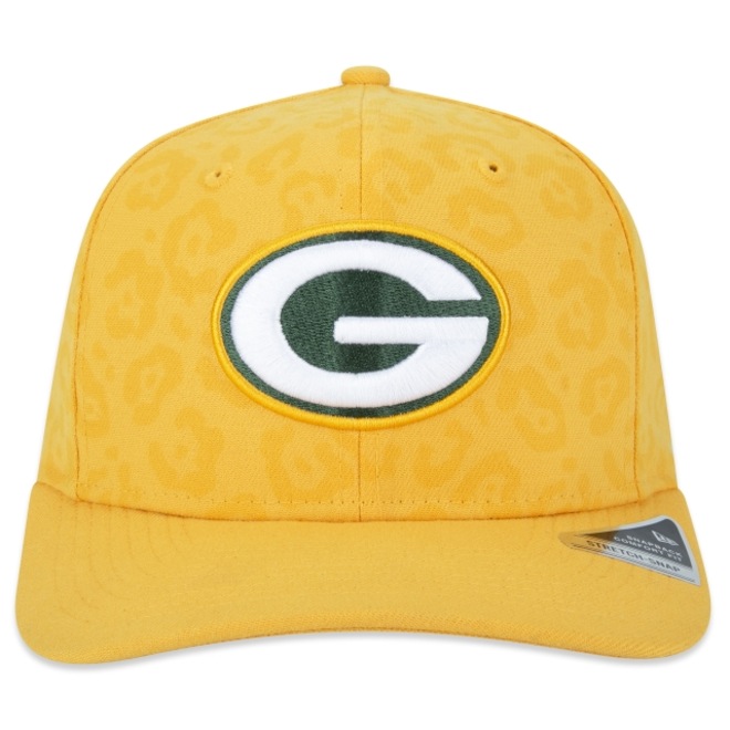 Boné New Era 9Fifty Stretch Snap Onça Pintada Green Bay Packers 2024 Sao Paulo Game - Masculino - Foto 1