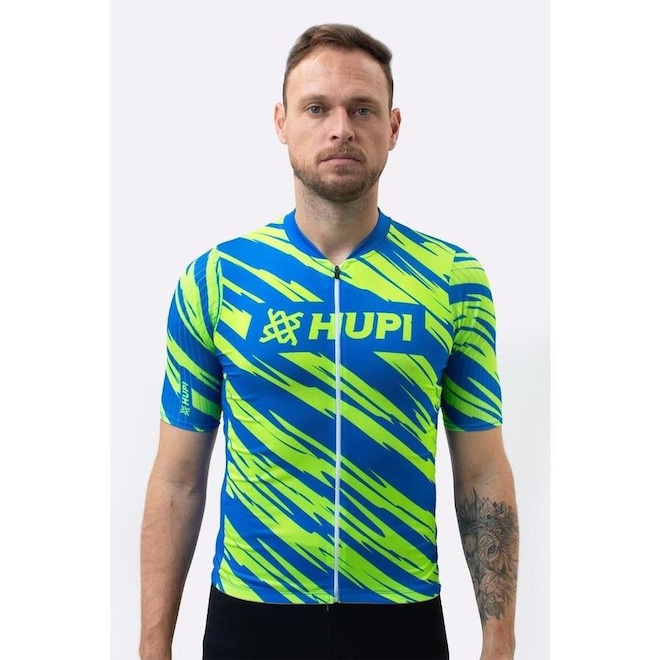 Camisa Ciclismo Hupi Champery - Masculina - Foto 1