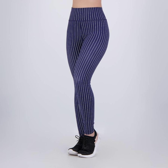Calça Legging Fila Pinstripes - Feminina - Foto 1