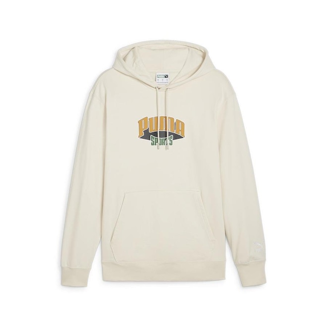 Blusão de Moletom com Capuz Puma Team - Masculino - Foto 1