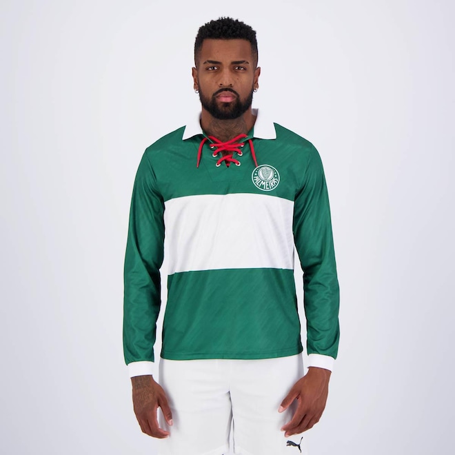Camisa Manga Longa Palmeiras Retro 1996 - Foto 1