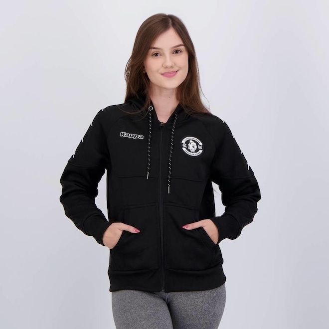 Jaqueta com Capuz Kappa Vasco Piquet - Feminina - Foto 1