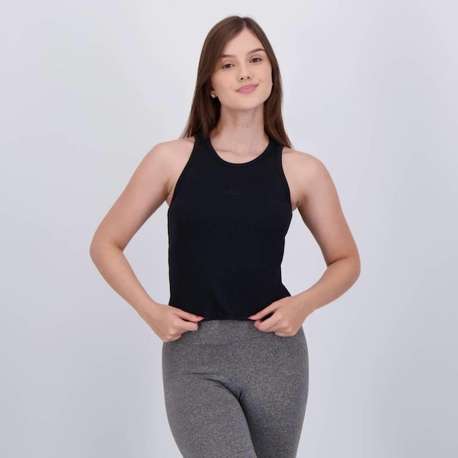 Regata Cropped Fila Basic - Feminina - Foto 1
