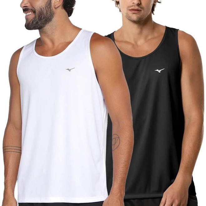 Camiseta Regata Mizuno Energy M - 2 Unidades - Masculina - Foto 1