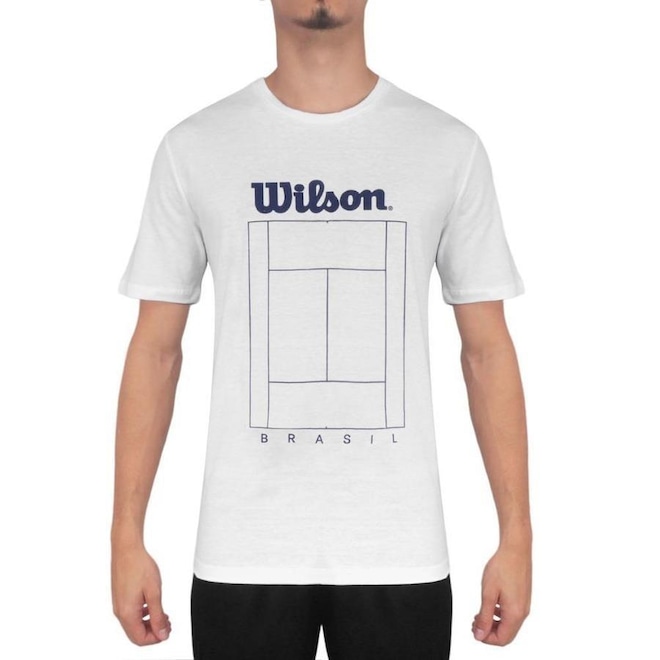 Camiseta Wilson Tennis Court - Masculina - Foto 1