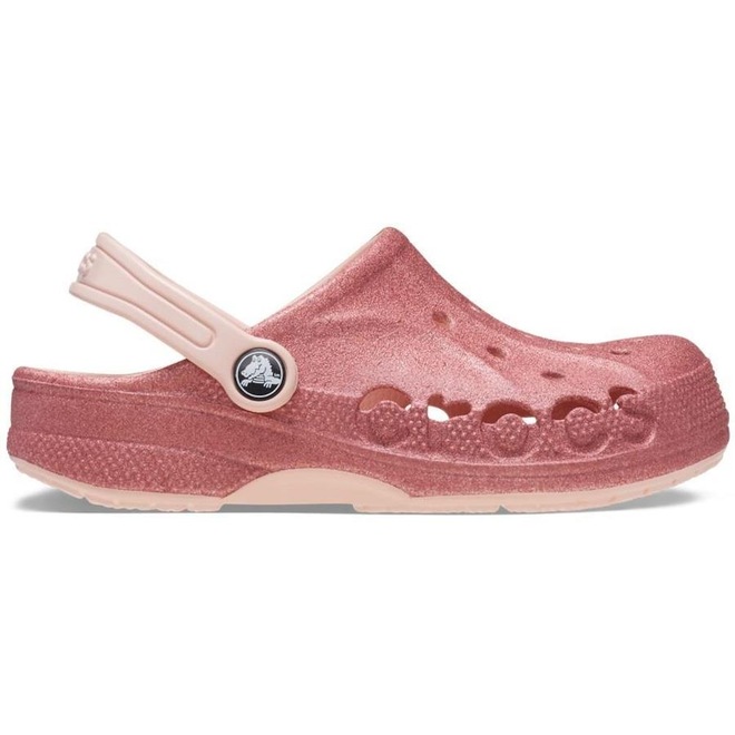 Sandália Crocs Baya Glitter Clog T - Infantil - Foto 1