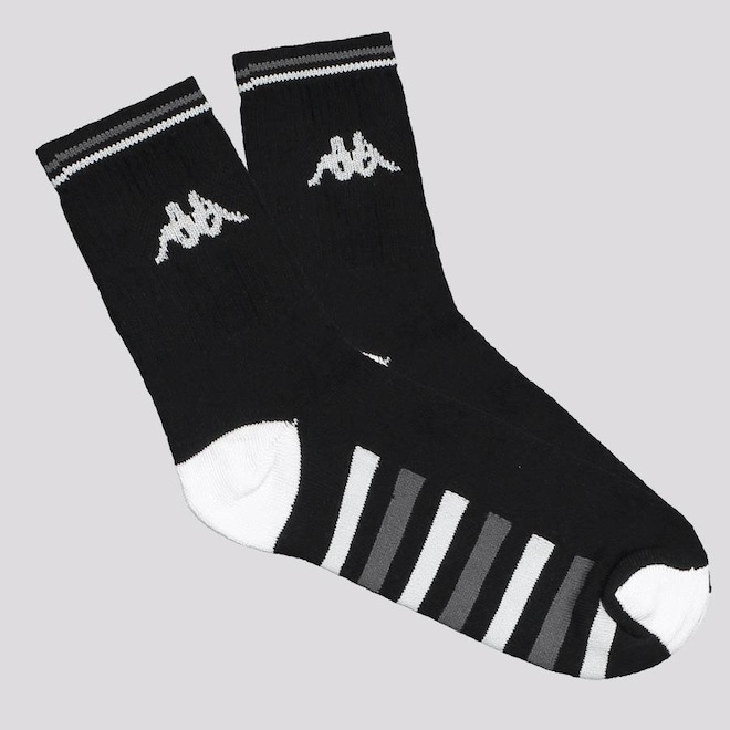 Meia Cano Médio Kappa Comfort - Unissex - Foto 1