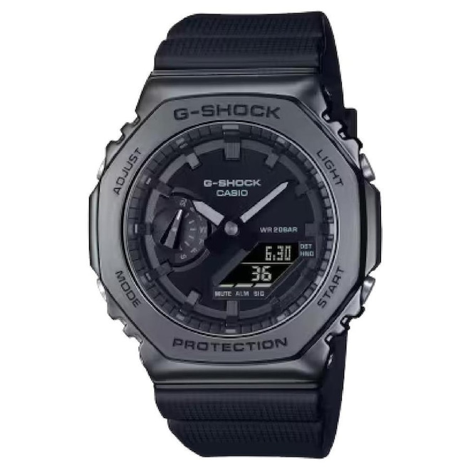 Relógio Casio G-Shock Gm-2100Bb-1Adr Metal Covered Gm-2100 Unissex - Foto 1