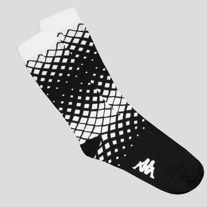 Meia Kappa Dots Alta - 38 A 43 - Adulto - Foto 1