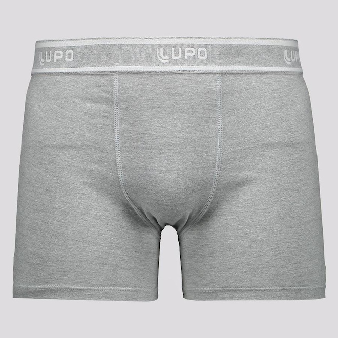 Cueca Boxer Lupo Basic Algodão com Elastano - Masculina - Foto 1