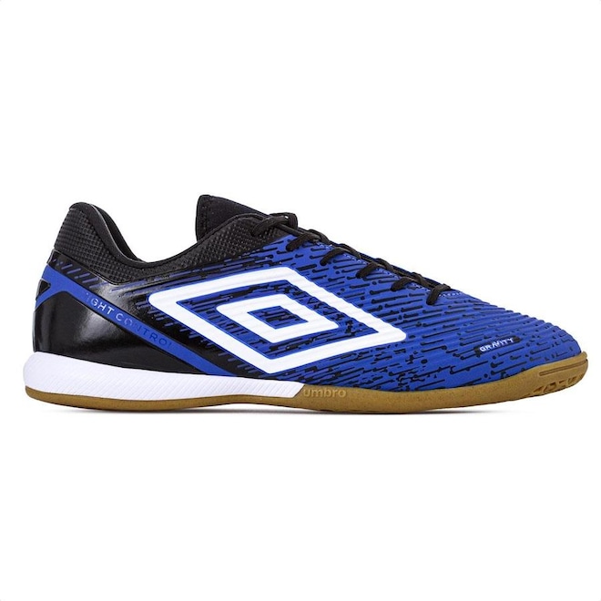 Chuteira Futsal Umbro Gravity Royal - Adulto - Foto 1