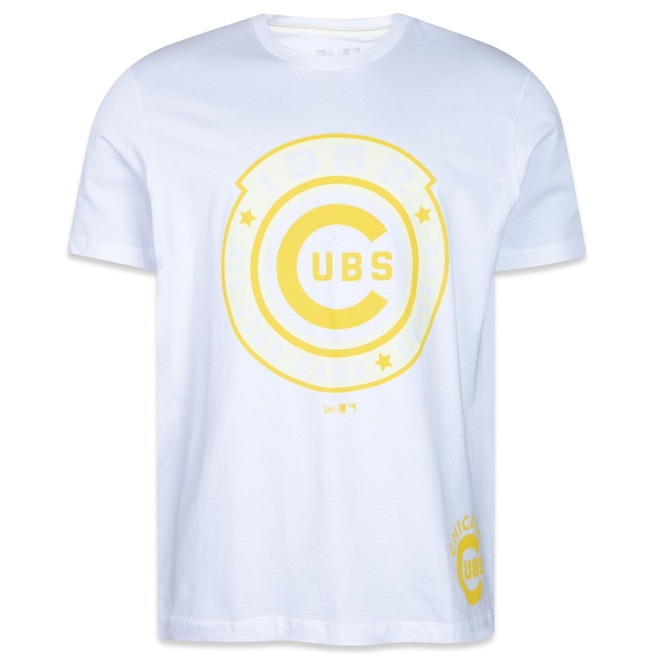 Camiseta New Era Regular Chicago Cubs All Core Mlb - Masculina - Foto 1