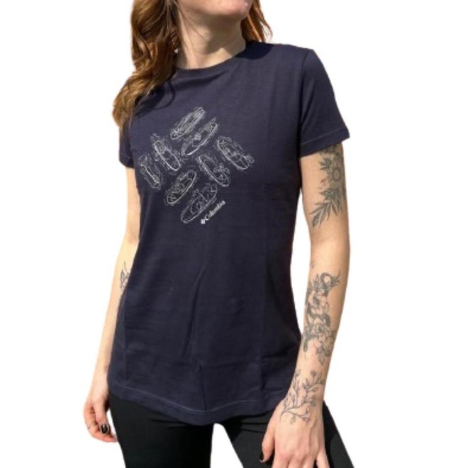 Camiseta Columbia Outlined Kayaks - Feminina - Foto 1