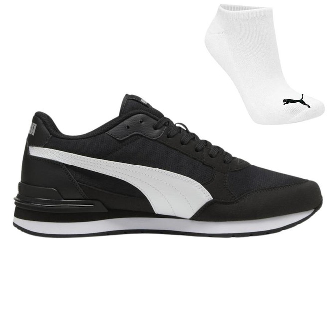 KIT TÊNIS PUMA ST RUNNER V4 MESH + MEIA - MASCULINO - Foto 1