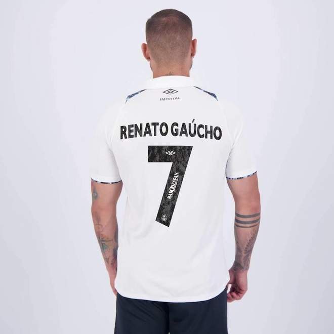 Camisa do Grêmio I 2024 Umbro 7 Renato Gaúcho - Masculina - Foto 1