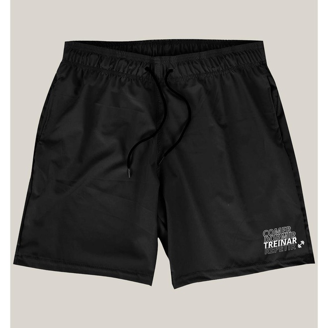 Short Bermuda Academia Elastano Wss Gym Rotina - Masculino - Foto 1
