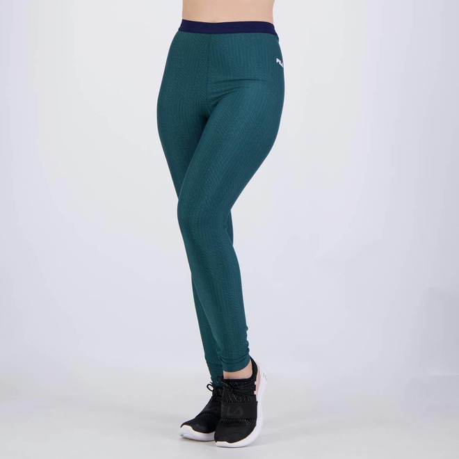 Calça Legging Fila Train Elastic - Feminina - Foto 1