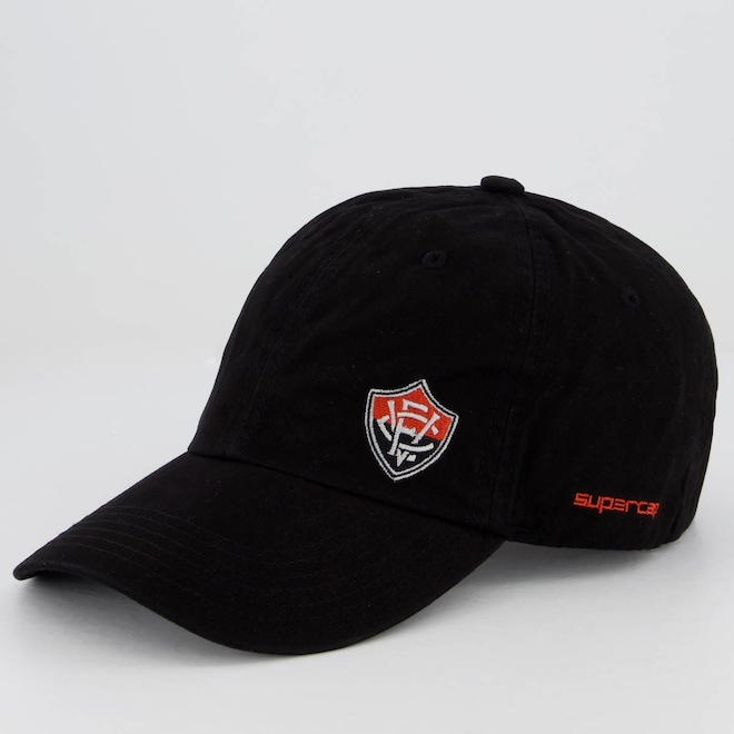 Boné Aba Curva do Vitória Supercap 6 Gomos - Strapback - Adulto - Foto 1