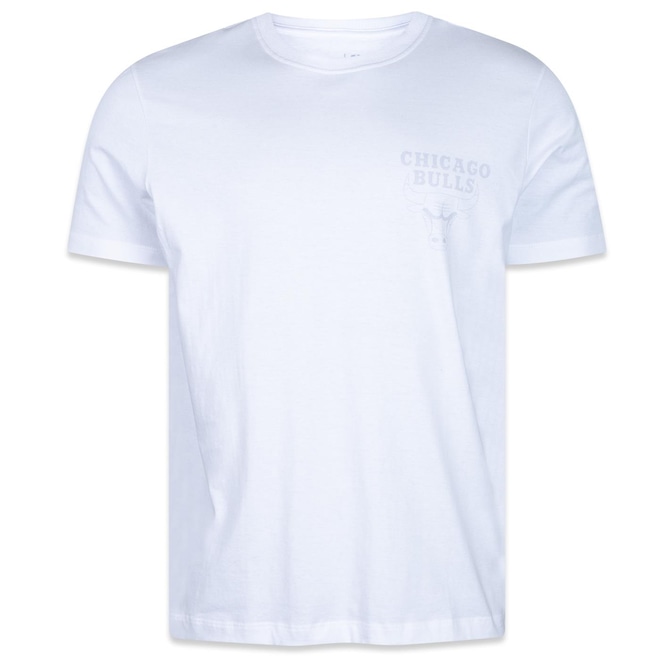 Camiseta New Era Regular Nba Chicago Bulls Core Essentials Style - Masculina - Foto 1