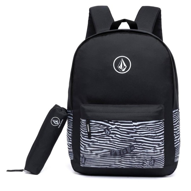 Mochila Volcom Escolar com Estojo - 19 Litros - Foto 1