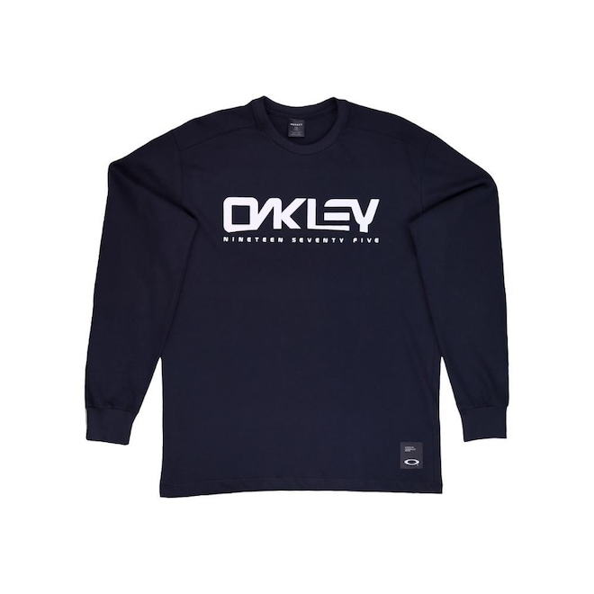 Camiseta Manga Longa Oakley Exclusiva Space Ls Lançamento - Masculina - Foto 1