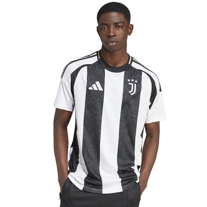 Camiseta do Juventus 1 adidas - Masculina - Foto 1
