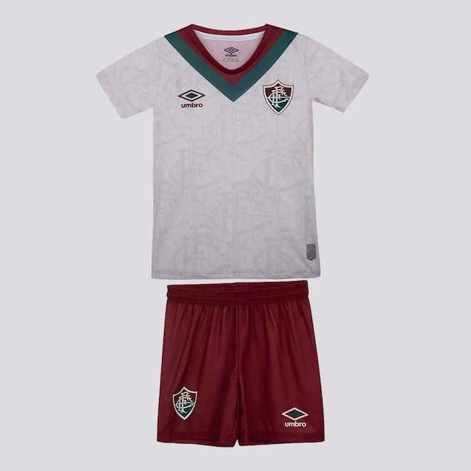 Kit Uniforme de Futebol do Fluminense Iii 2024 Umbro - Infantil - Foto 1