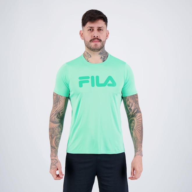 Camiseta Fila Basic Sports Ii Polygin - Masculina - Foto 1