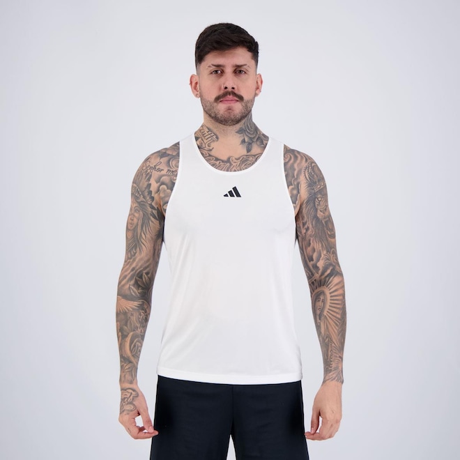 Camiseta Regata adidas Treino Basic Masculina - Foto 1
