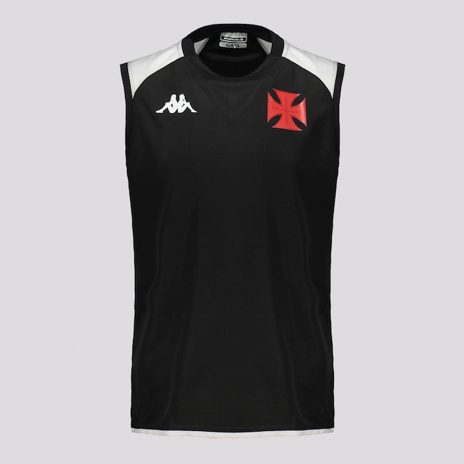 Camiseta Regata Kappa Vasco Treino Comissão 2024 - Masculina - Foto 1