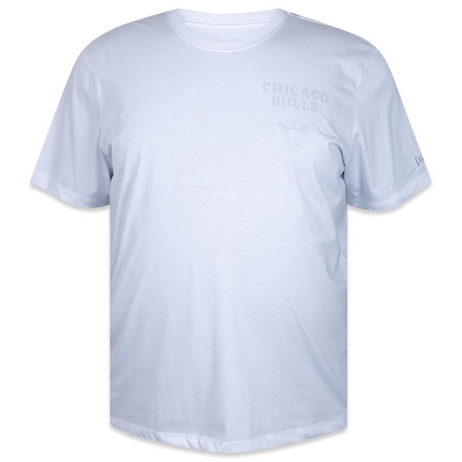 Camiseta New Era Plus Size Regular Nba Chicago Bulls - Masculina - Foto 1