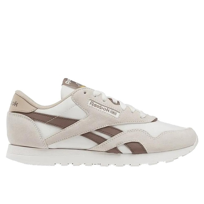 Tênis Reebok Cl Nylon Feminino Branco/Bege - Foto 1