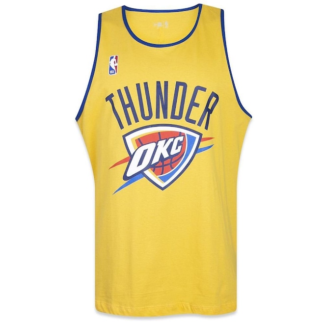 Camiseta Regata New Era Oklahoma City Thunder Core Masculina - Foto 1