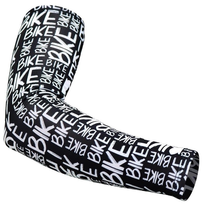 Manguito Hupi Bike Preto Proteção Uv50+ - Adulto - Foto 1