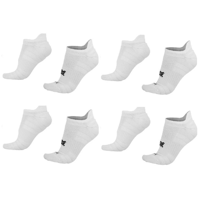 Meia Invisível Hupi Running Pro - 4 Pares - Unissex - Foto 1