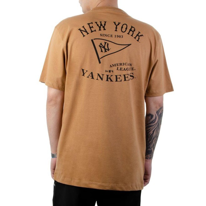 Camiseta New Era Mlb Yankees Vintage Class - Masculina - Foto 1