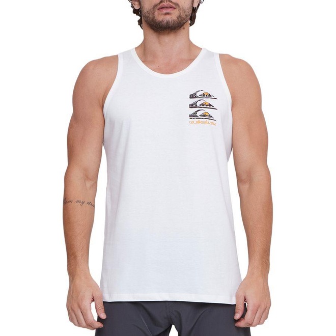 Camiseta Regata Quiksilver Petroglyphs - Masculina - Foto 1
