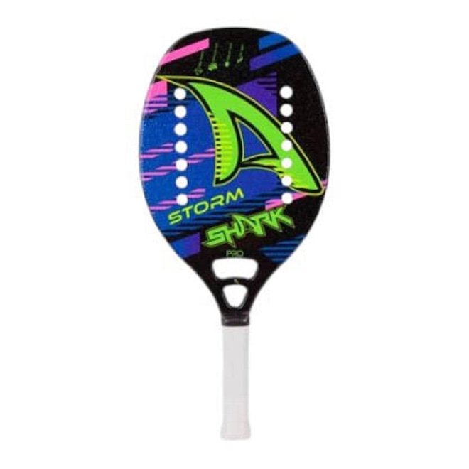 Raquete de Beach Tennis Shark Storm - Adulto - Foto 1